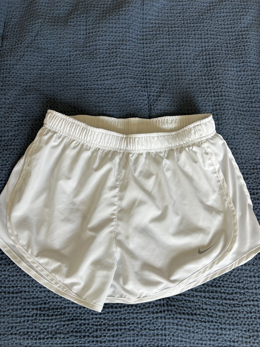 Nike Women's White Athletic Running Shorts